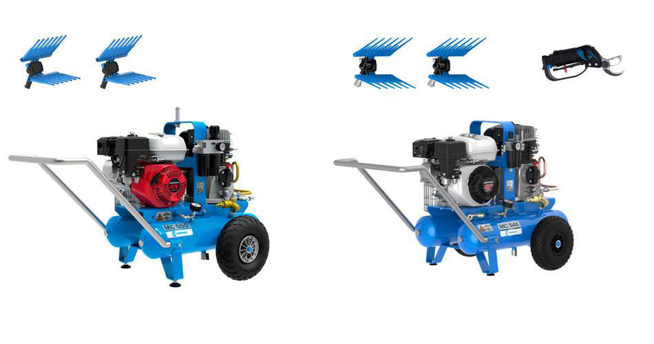 Motocompressori MC 550 e MC 545 Campagnola: potenza, affidabilità e prestazioni garantite